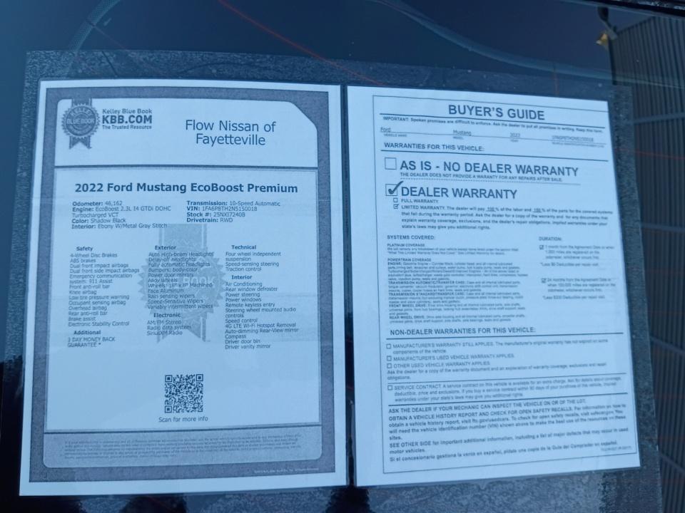 2022 Ford Mustang EcoBoost Premium