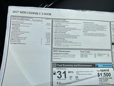 2027 MINI 2 DOOR Base